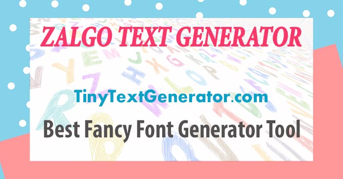 Zalgo Text Generator Copy And Paste